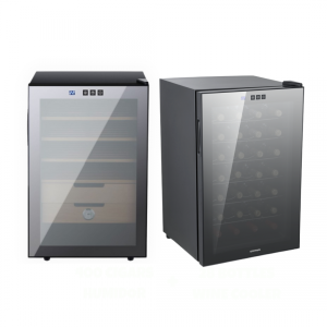28-bottle wine cooler and 400-cigar humidor bundle - Lebanon