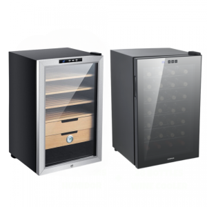 28-bottle wine cooler and 400-cigar humidor bundle - Lebanon